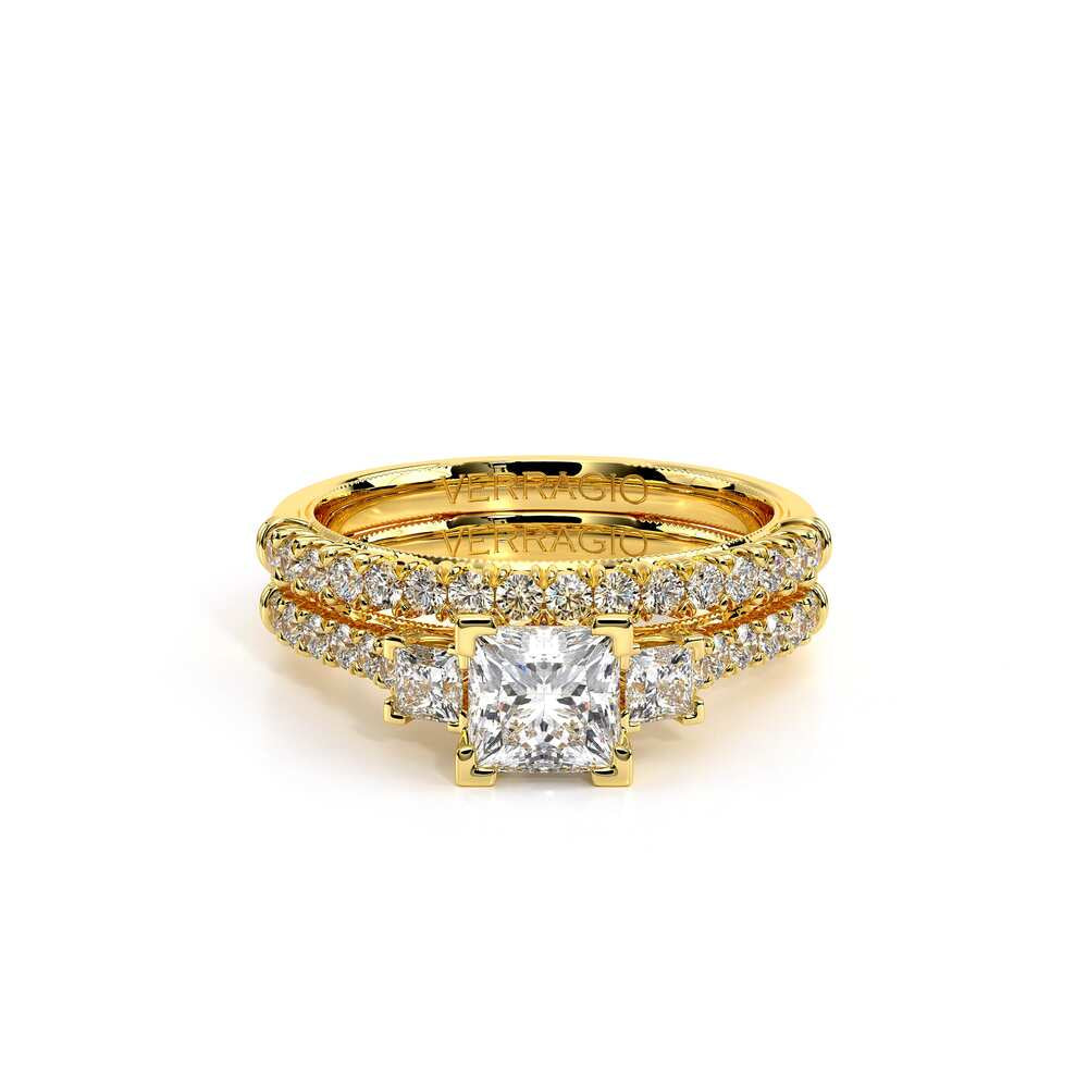 Renaissance-956P15-18K Yellow Gold Princess