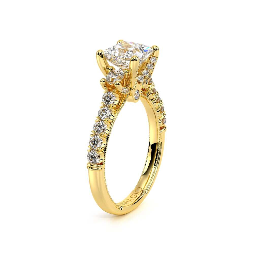 Renaissance-958P27-18K Yellow Gold Princess