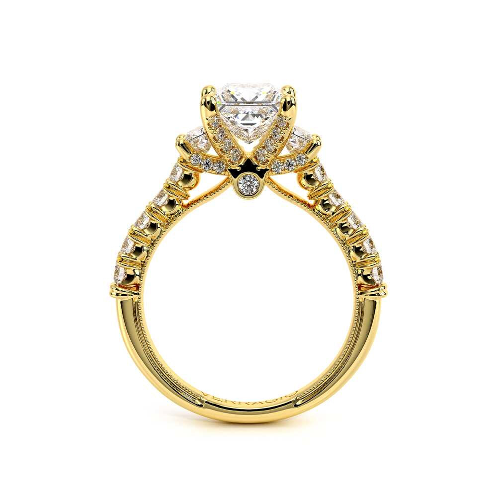 Renaissance-958P27-18K Yellow Gold Princess