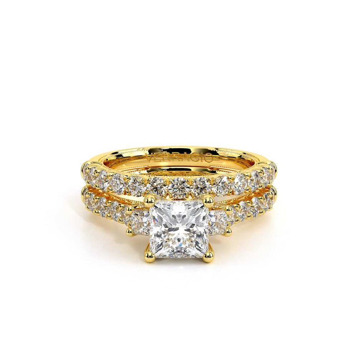 Renaissance-958P27-14K Yellow Gold Princess