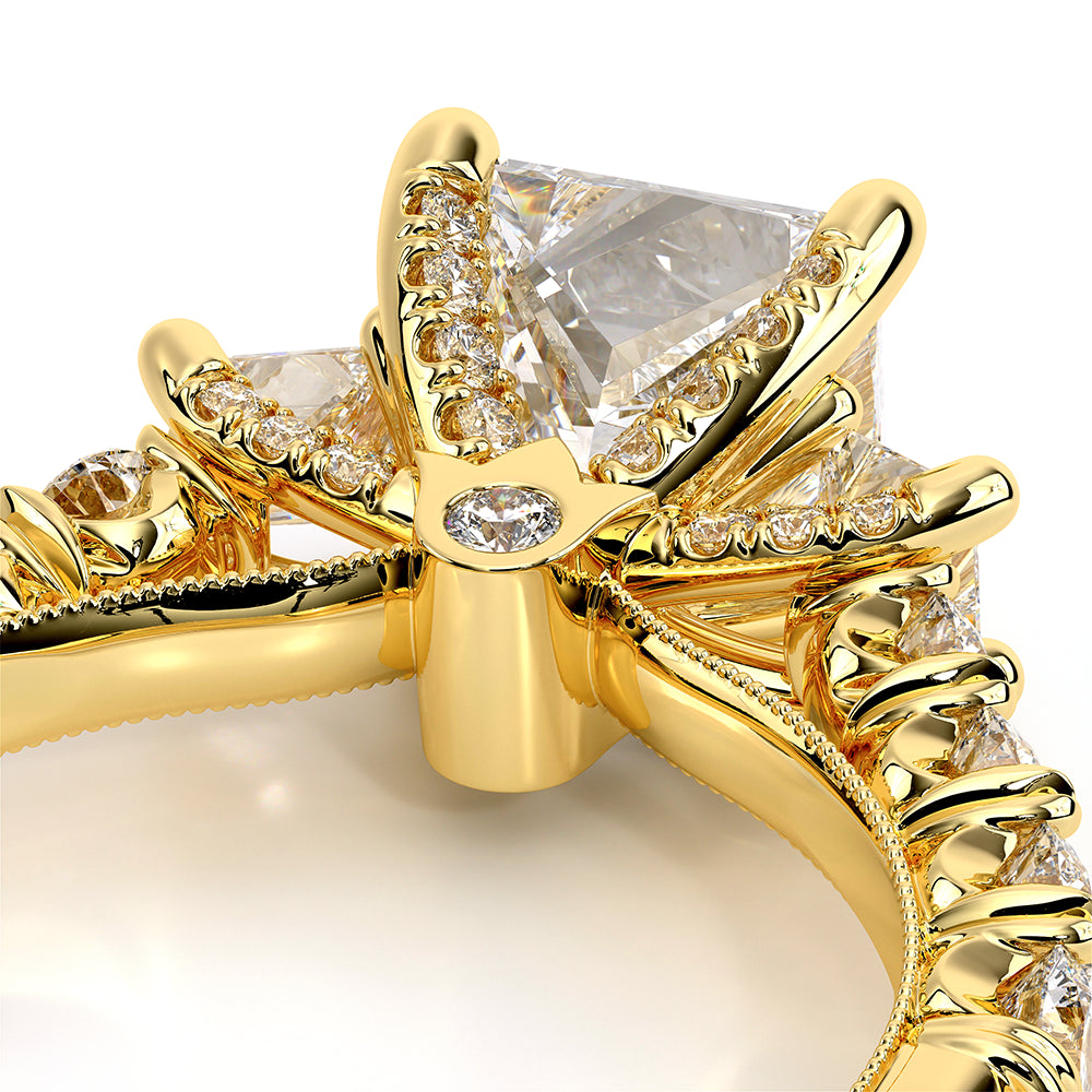 Renaissance-958P27-18K Yellow Gold Princess