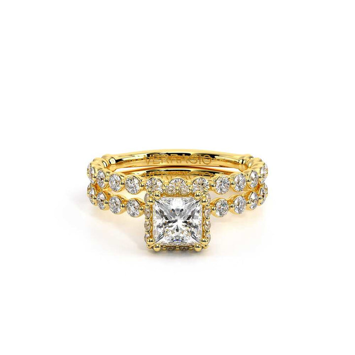 Renaissance-984P20-18K Yellow Gold Princess