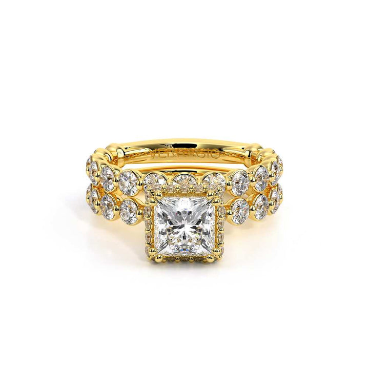 Renaissance-984P25-18K Yellow Gold Princess