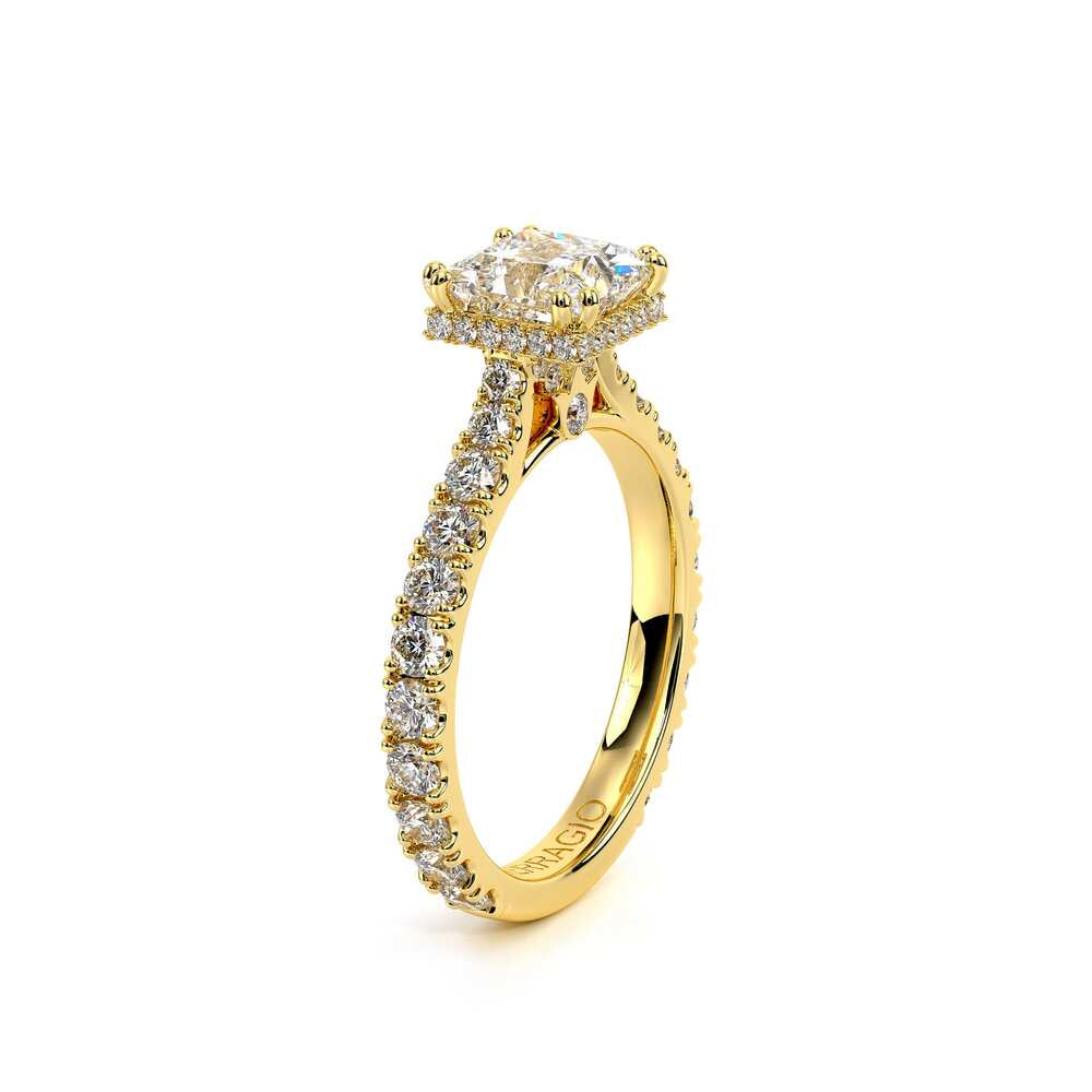 Renaissance-985P22-18K Yellow Gold Princess