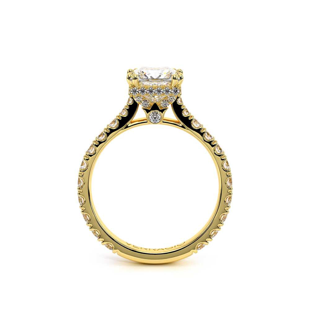 Renaissance-985P22-18K Yellow Gold Princess