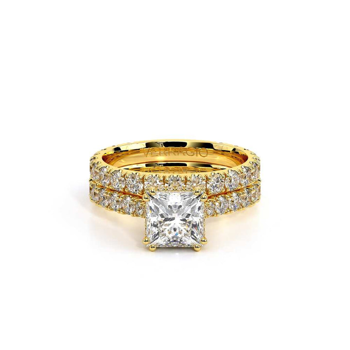 Renaissance-985P22-18K Yellow Gold Princess