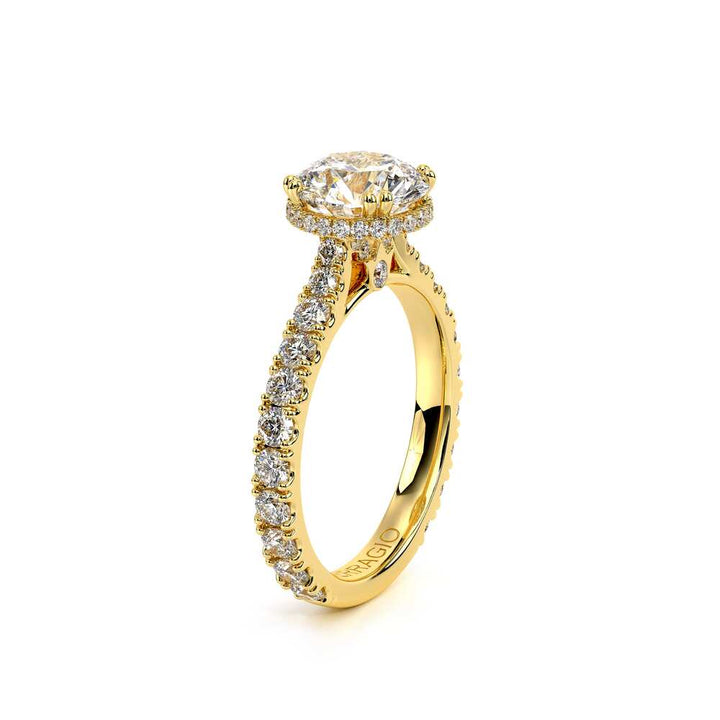 Renaissance-985R22-14K Yellow Gold Round