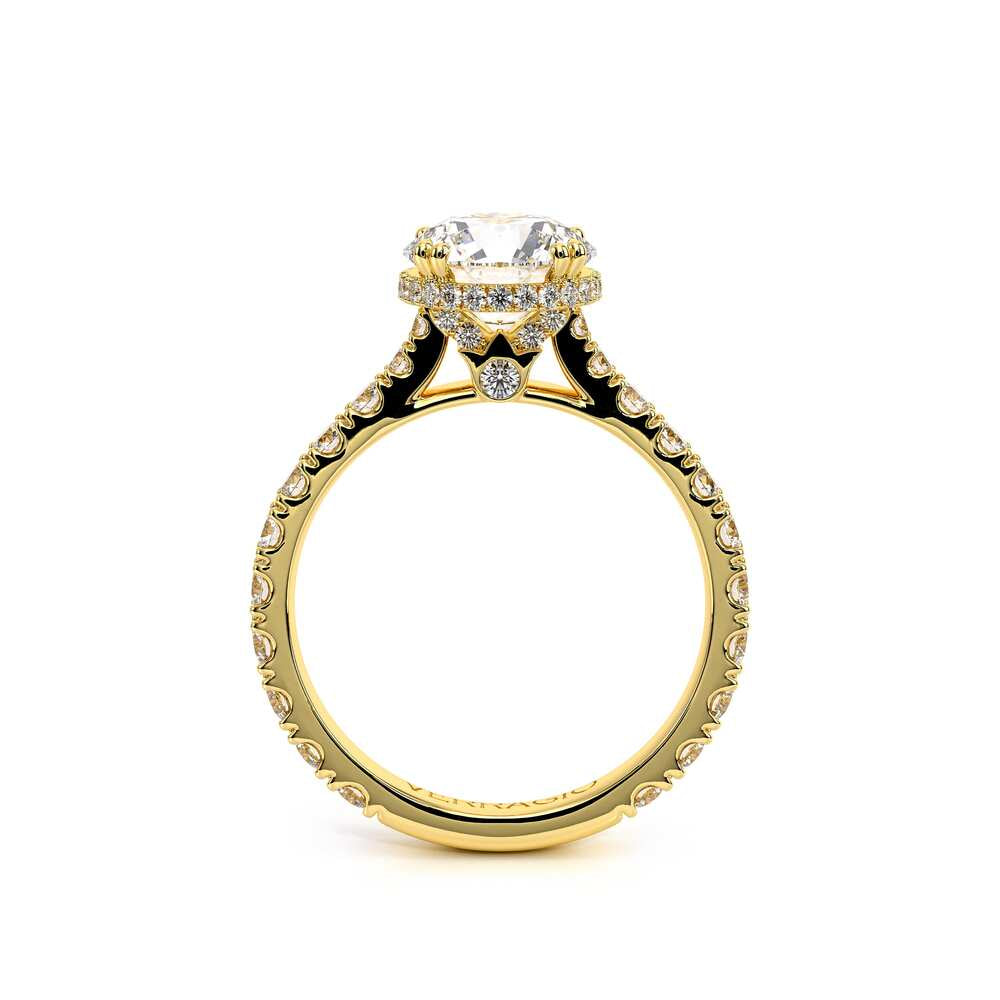 Renaissance-985R22-14K Yellow Gold Round