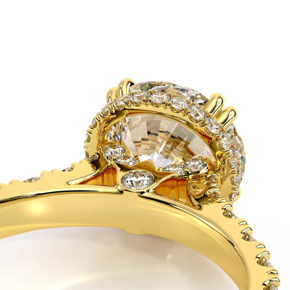 Renaissance-985R22-14K Yellow Gold Round