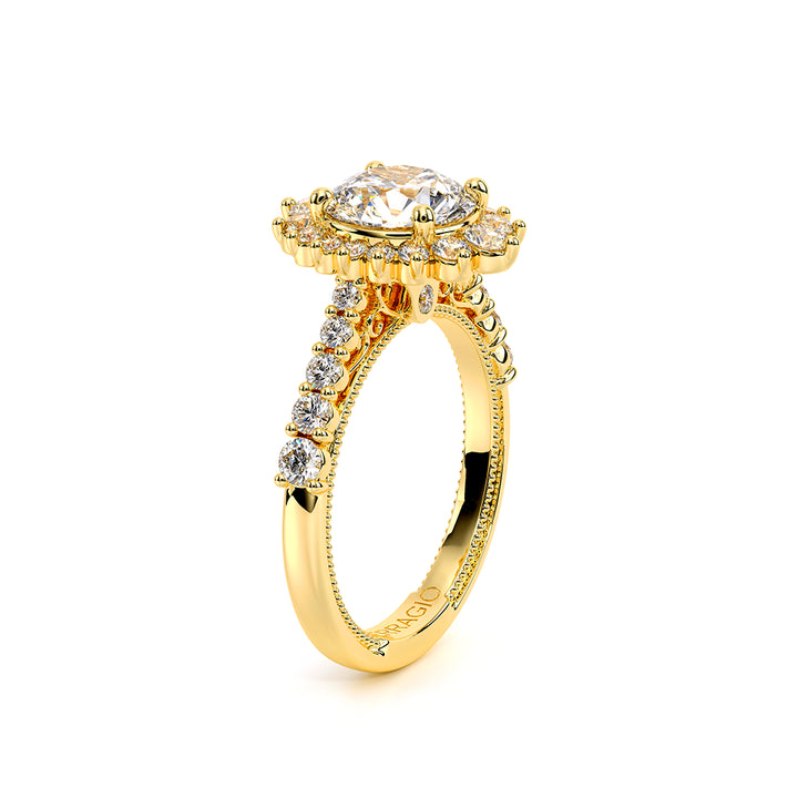 Venetian-5084r-14k Yellow Gold Round