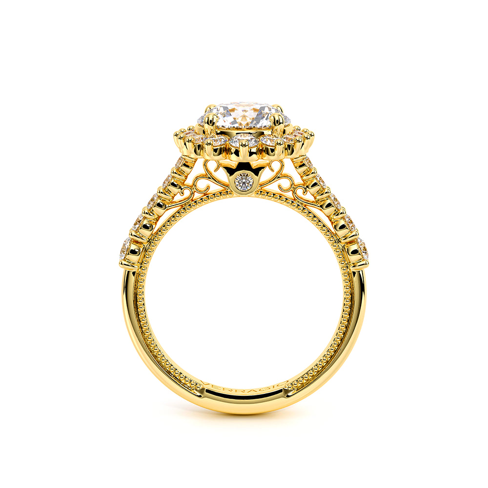Venetian-5084r-14k Yellow Gold Round