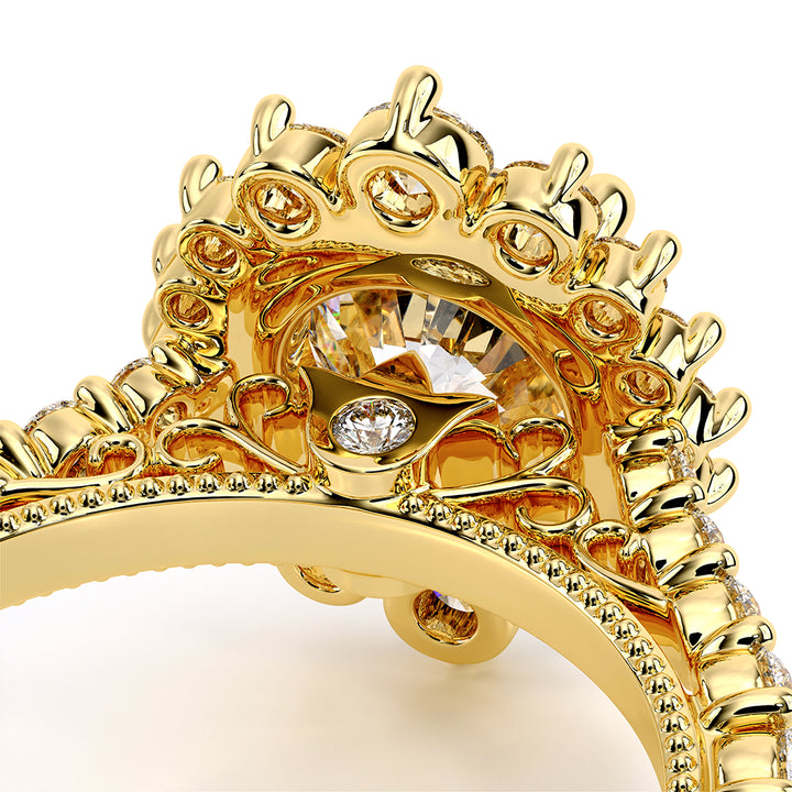Venetian-5084r-14k Yellow Gold Round