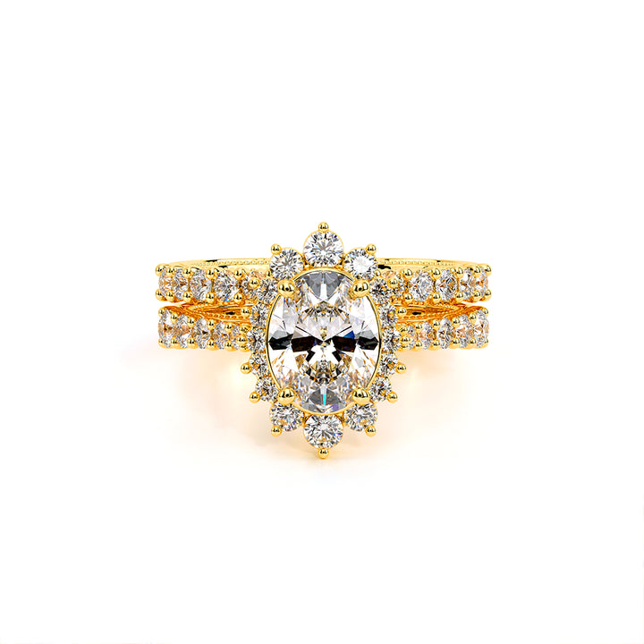 Venetian-5084ov-18k Yellow Gold Oval