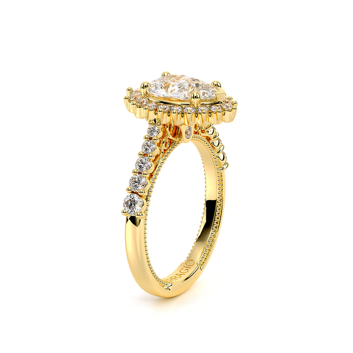 Venetian-5084pear-14k Yellow Gold Pear