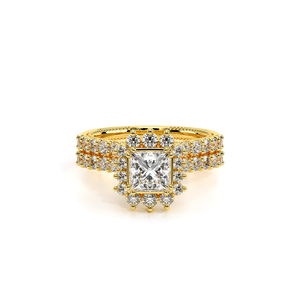 Renaissance-986P-14K Yellow Gold Princess