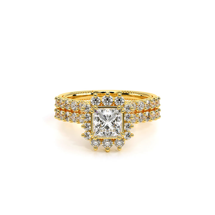 Renaissance-986P-14K Yellow Gold Princess