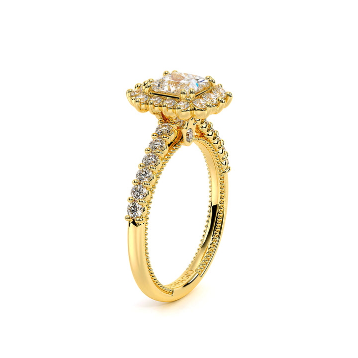 Renaissance-986P-18K Yellow Gold Princess
