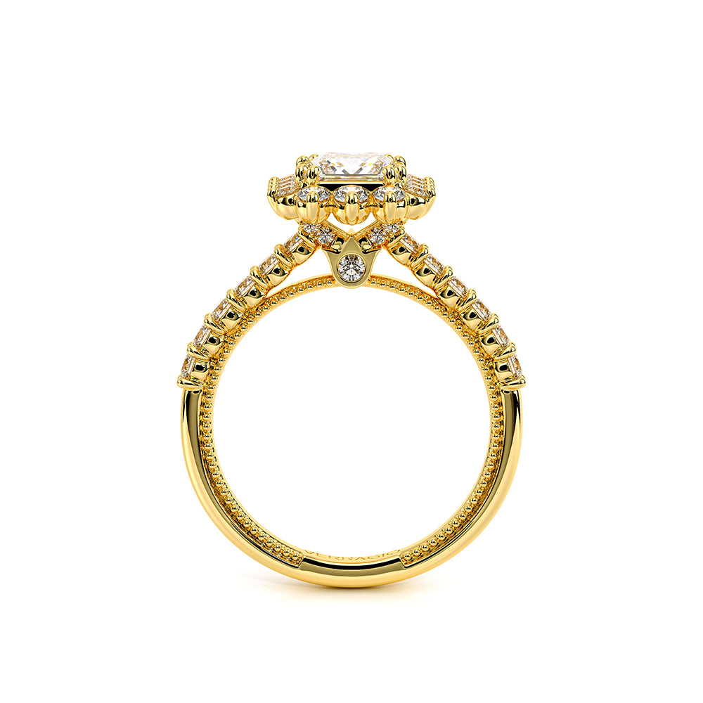 Renaissance-986P-14K Yellow Gold Princess