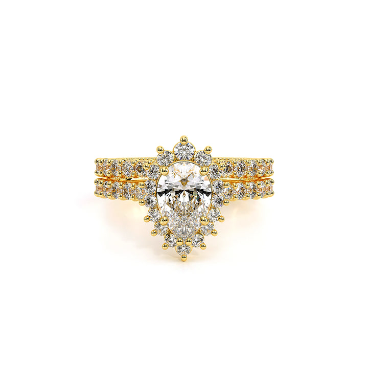 Renaissance-986PEAR-14K Yellow Gold Pear