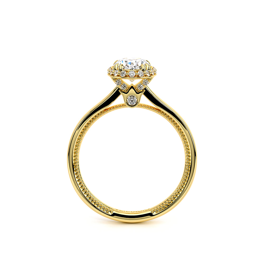Renaissance-Sol302-Xov-18k Yellow Gold Oval
