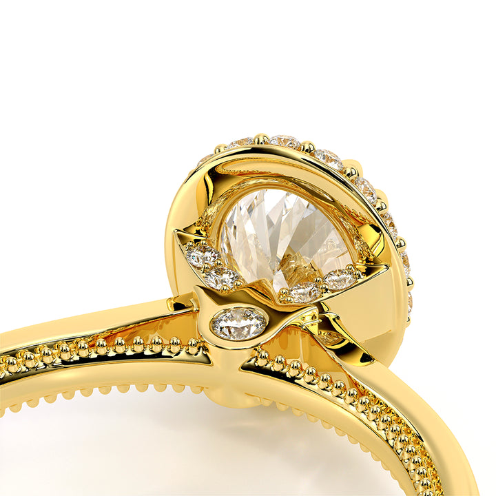 Renaissance-Sol302-Xov-18k Yellow Gold Oval