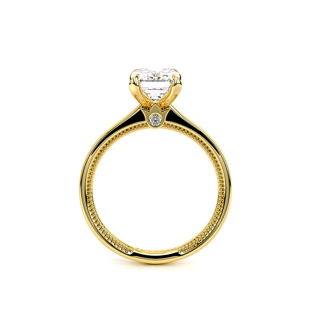 Renaissance-Sol301-Em-14k Yellow Gold Emerald