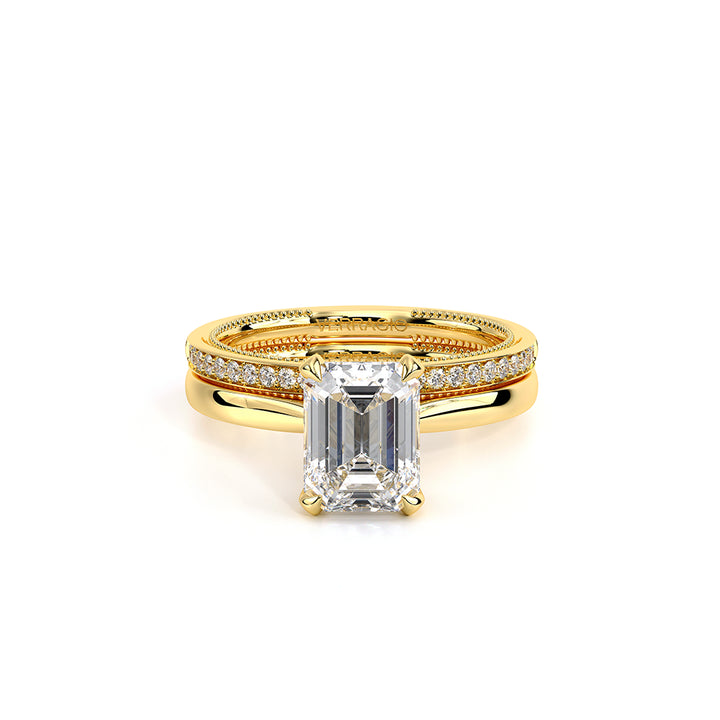 Renaissance-Sol301-Em-14k Yellow Gold Emerald