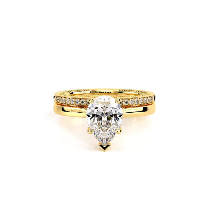 Renaissance-Sol301-Ps-18k Yellow Gold Pear