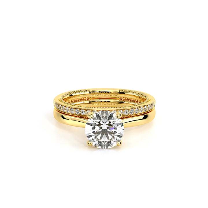 Renaissance-Sol301-R-18k Yellow Gold Round