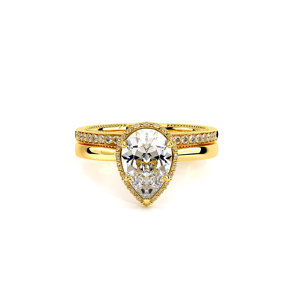 Renaissance-Sol302-Xps-18k Yellow Gold Pear