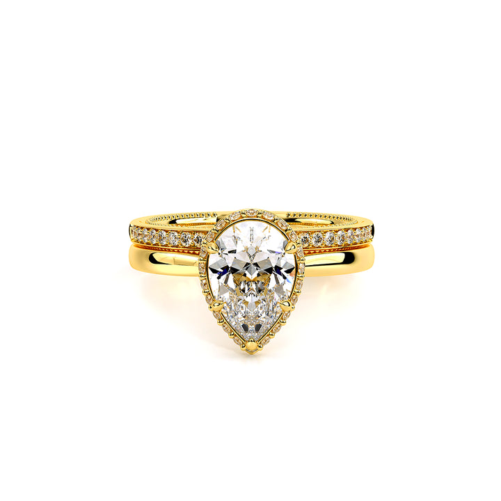 Renaissance-Sol302-Xps-18k Yellow Gold Pear