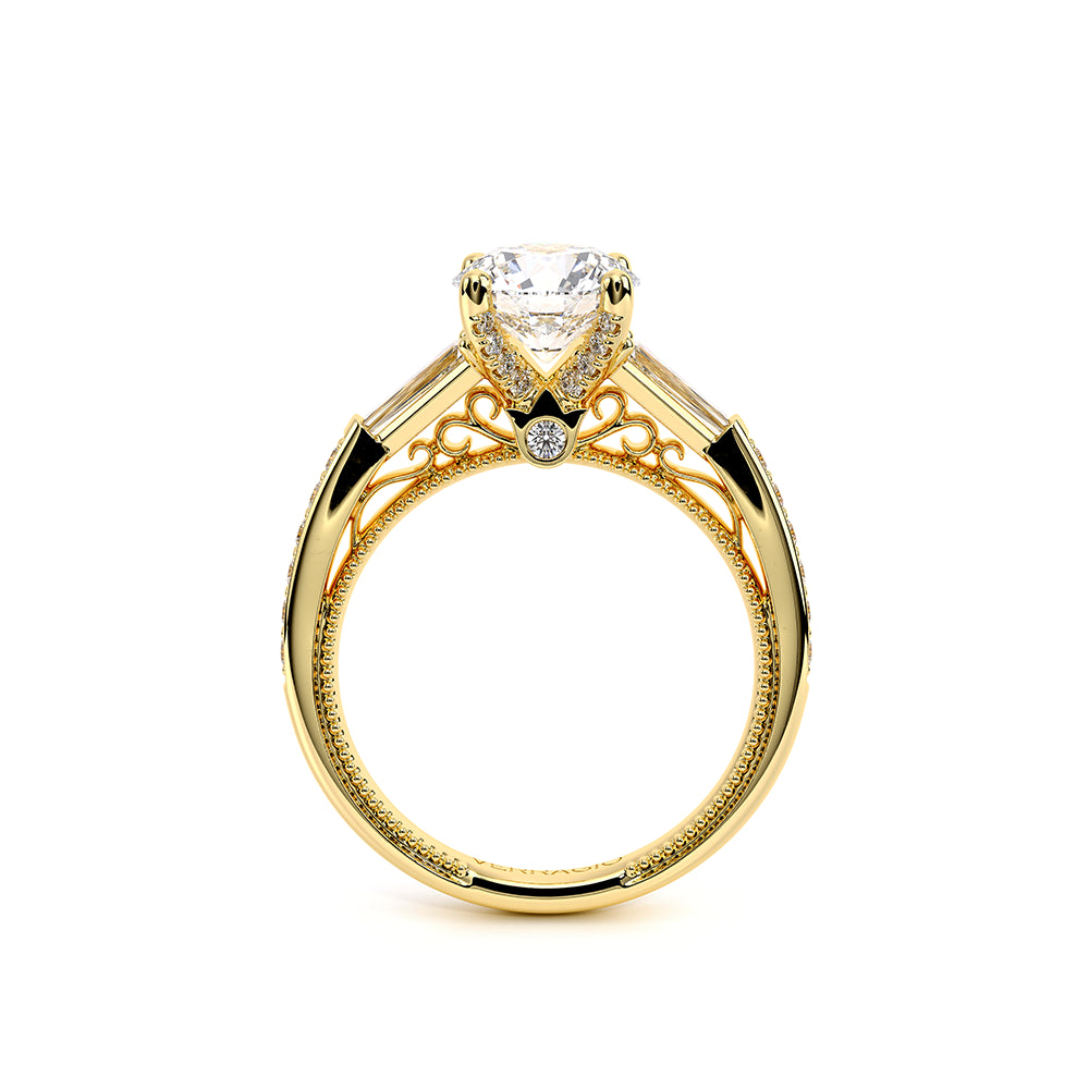 Venetian-5085r-18k Yellow Gold Round