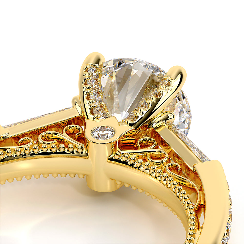Venetian-5085r-18k Yellow Gold Round