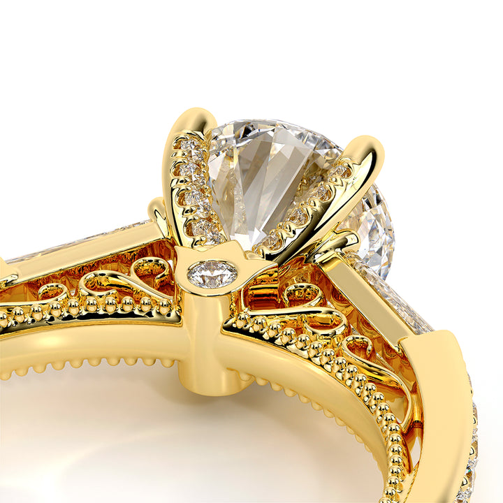 Venetian-5085r-18k Yellow Gold Round