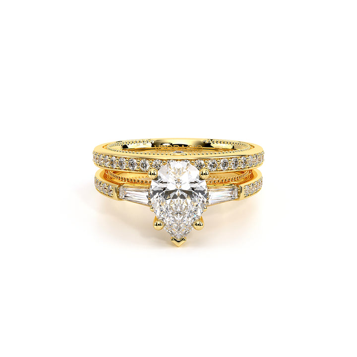 Venetian-5085ps-14k Yellow Gold Pear