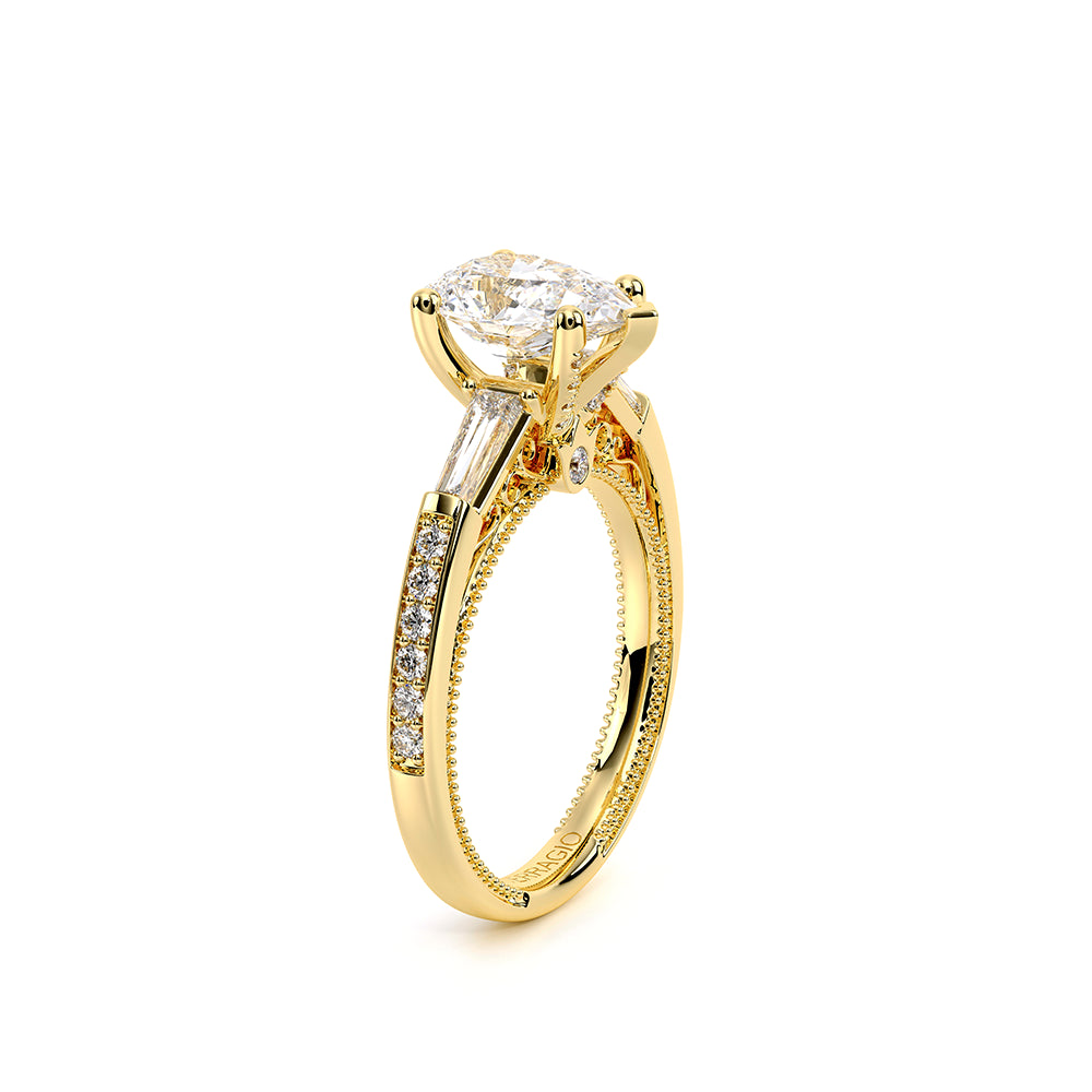 Venetian-5085ps-18k Yellow Gold Pear