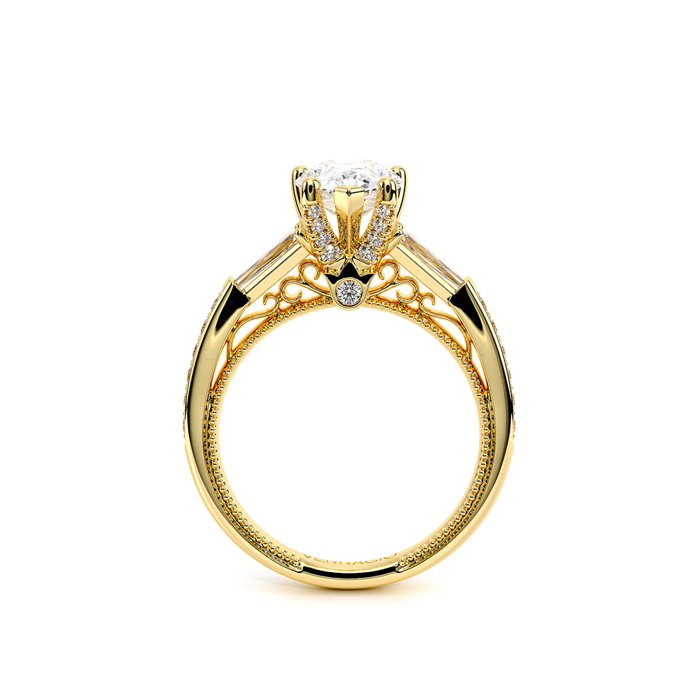 Venetian-5085ps-18k Yellow Gold Pear