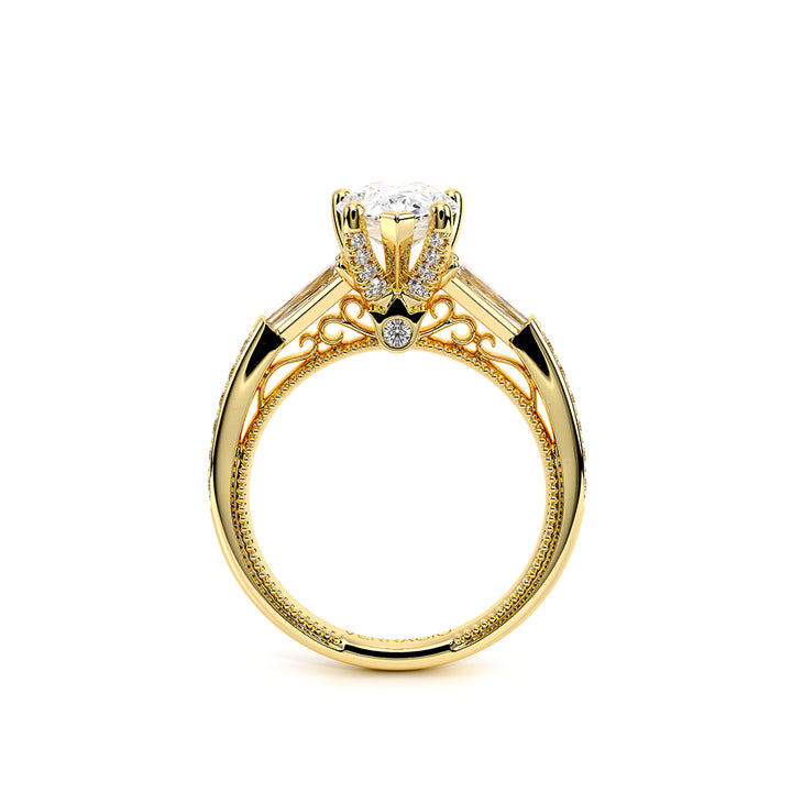 Venetian-5085ps-18k Yellow Gold Pear