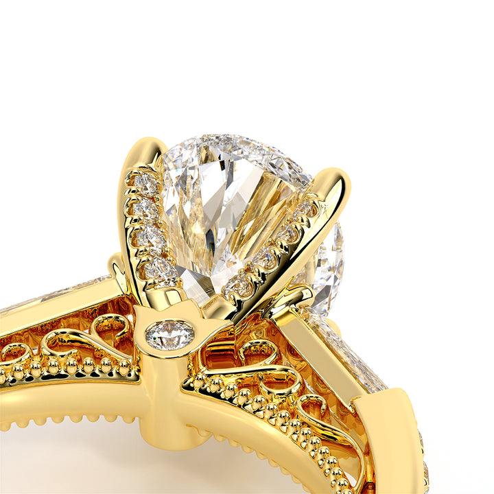 Venetian-5085ps-18k Yellow Gold Pear