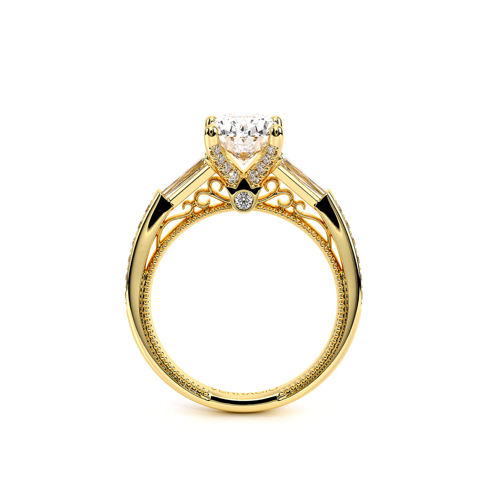 Venetian-5085ov-18k Yellow Gold Oval