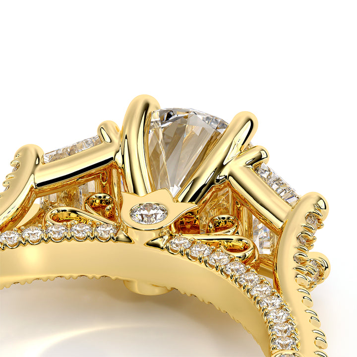 Venetian-5086r-18k Yellow Gold Round
