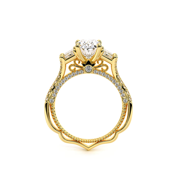 Venetian-5086ov-18k Yellow Gold Oval