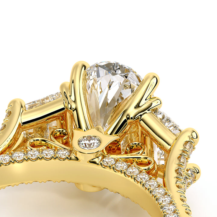 Venetian-5086ov-18k Yellow Gold Oval