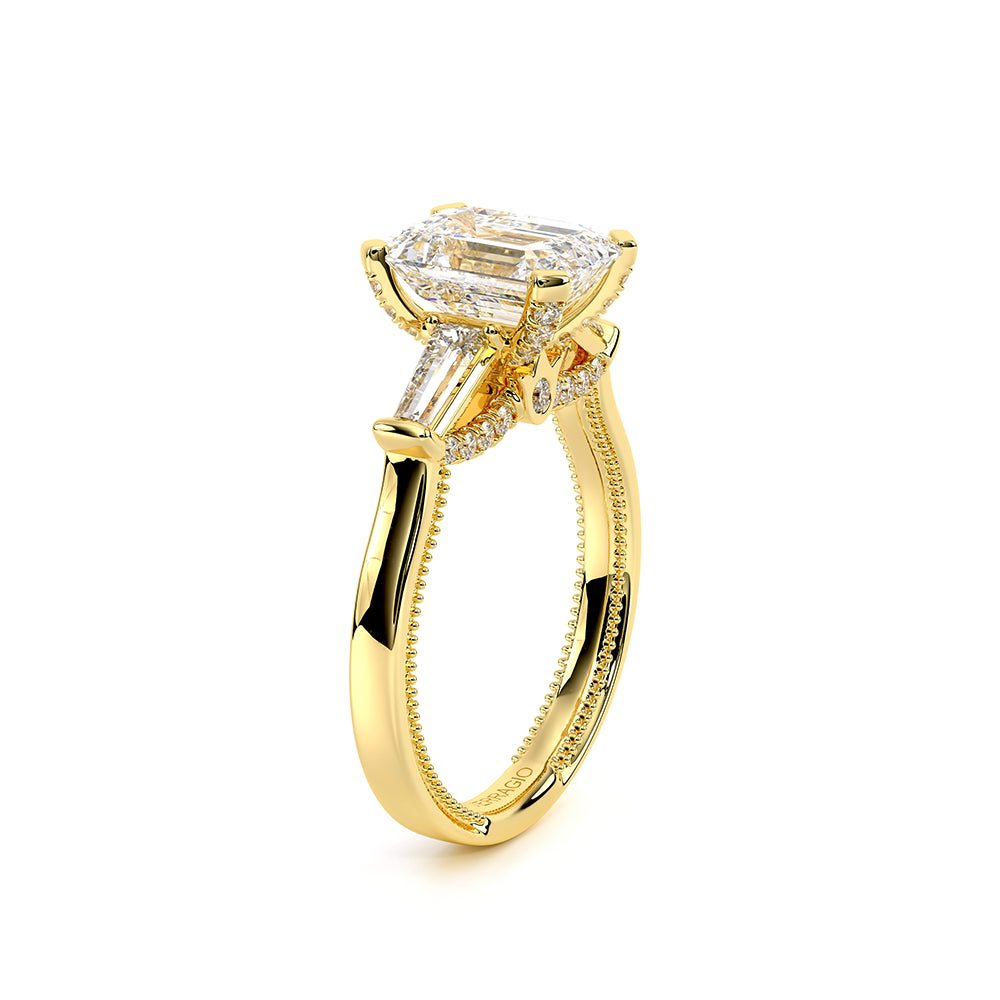 Renaissance-991EM-S-18K Yellow Gold Emerald