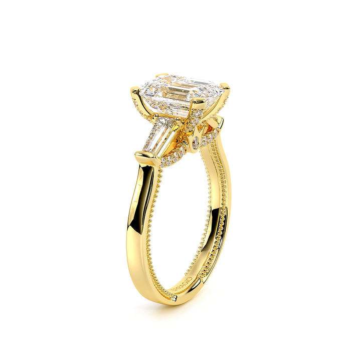 Renaissance-991EM-S-18K Yellow Gold Emerald