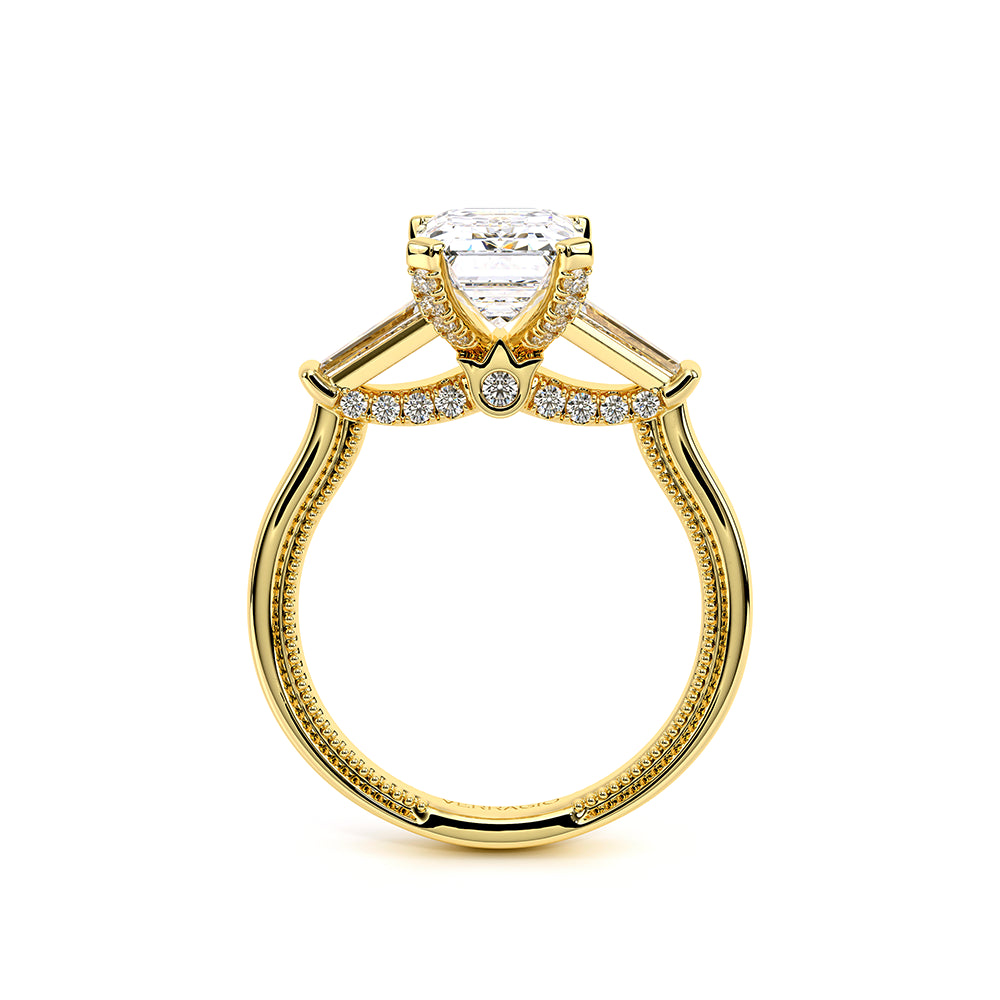 Renaissance-991EM-S-18K Yellow Gold Emerald