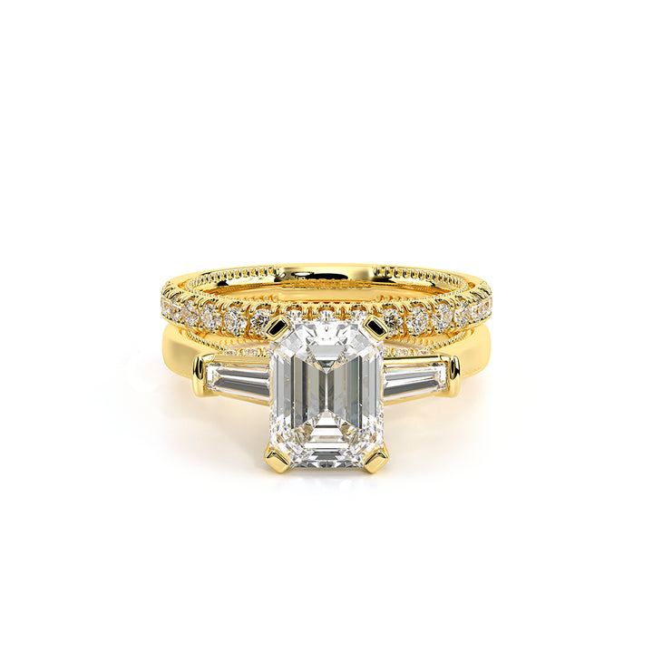 Renaissance-991EM-S-18K Yellow Gold Emerald
