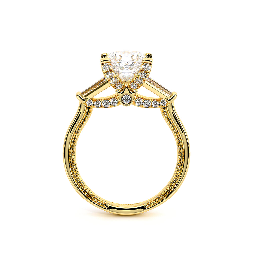Renaissance-991P-S-14K Yellow Gold Princess