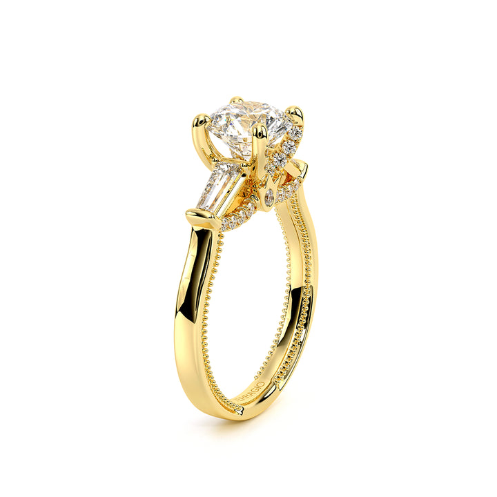 Renaissance-991R-S-18K Yellow Gold Round
