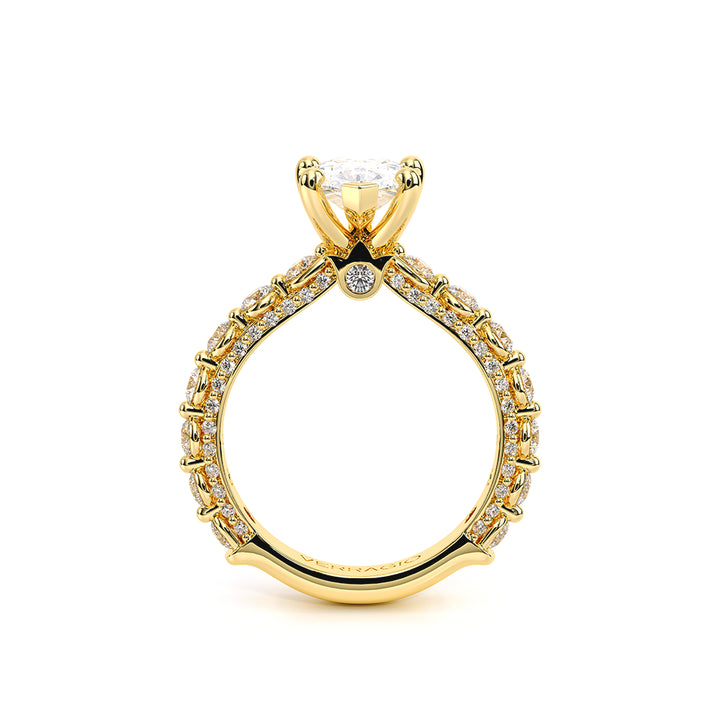Couture-0488ps25-14k Yellow Gold Pear